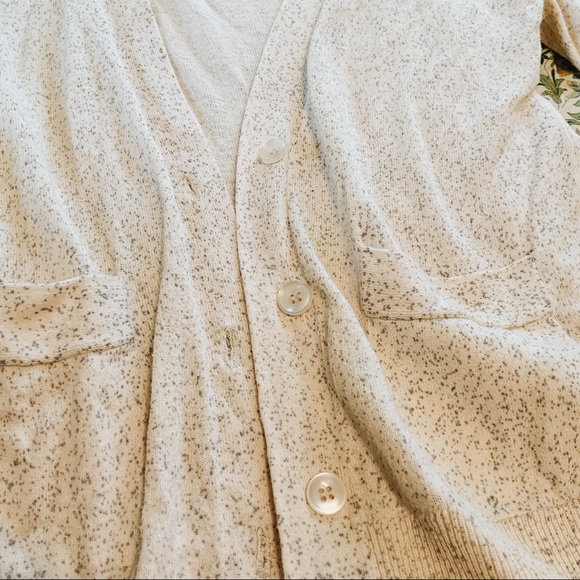 DownEast basics Cream speckled cardigan - Picture 4 of 5